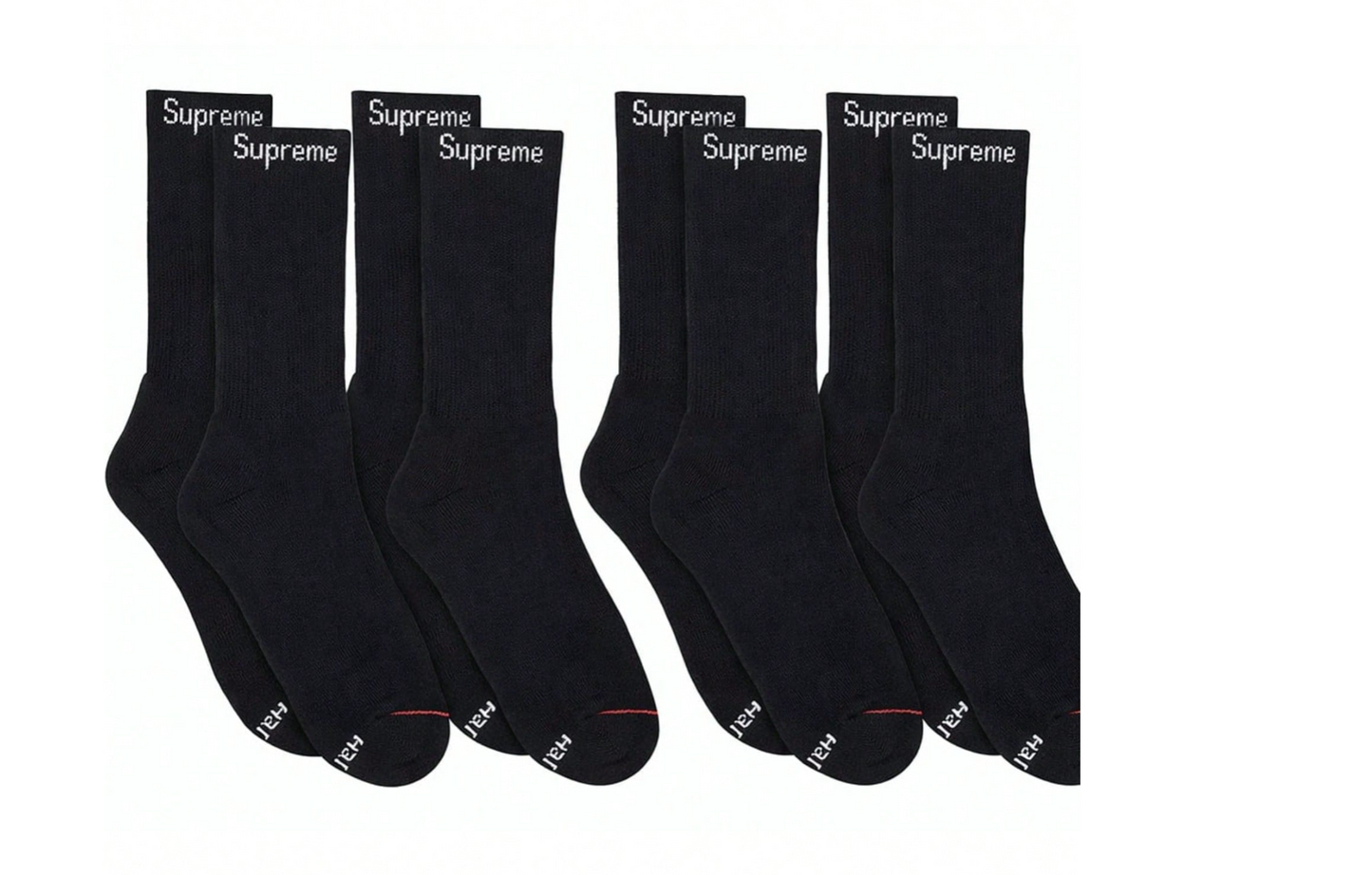 Supreme X hanes Socks (4 pairs)