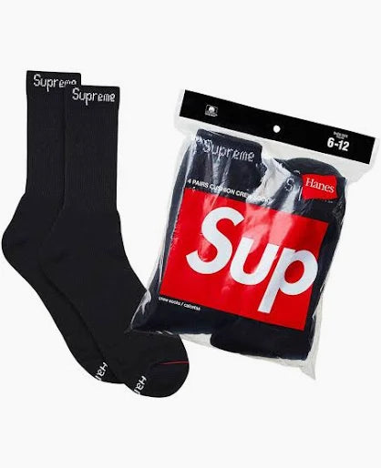 Supreme X hanes Socks (4 pairs)